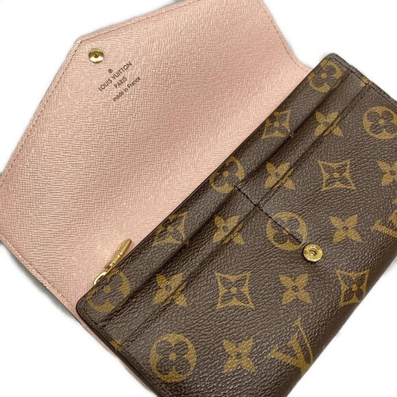 LOUIS VUITTON Portefeuille Sara Rose Ballerine Monogram Long Wallet 306-090125 - Picture 2 of 9